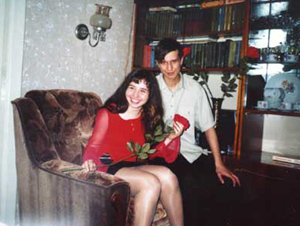 Инна и Саша Абрамзон, 2002г
