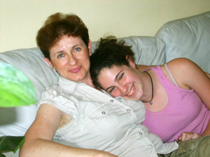 Марина и Эся Рожавские, Израиль, 2007
