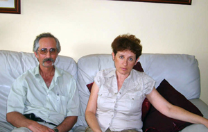Я и Марина Рожавская, Израиль, 2007