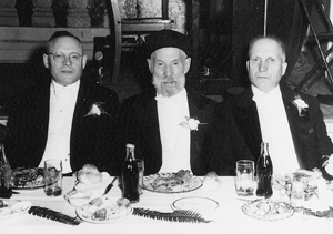 Гилел Лабковский и его сыновья Авраам и Давид. Канада, 1940 (?)